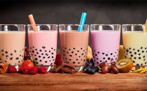Yaban Mersinli Bubble Tea